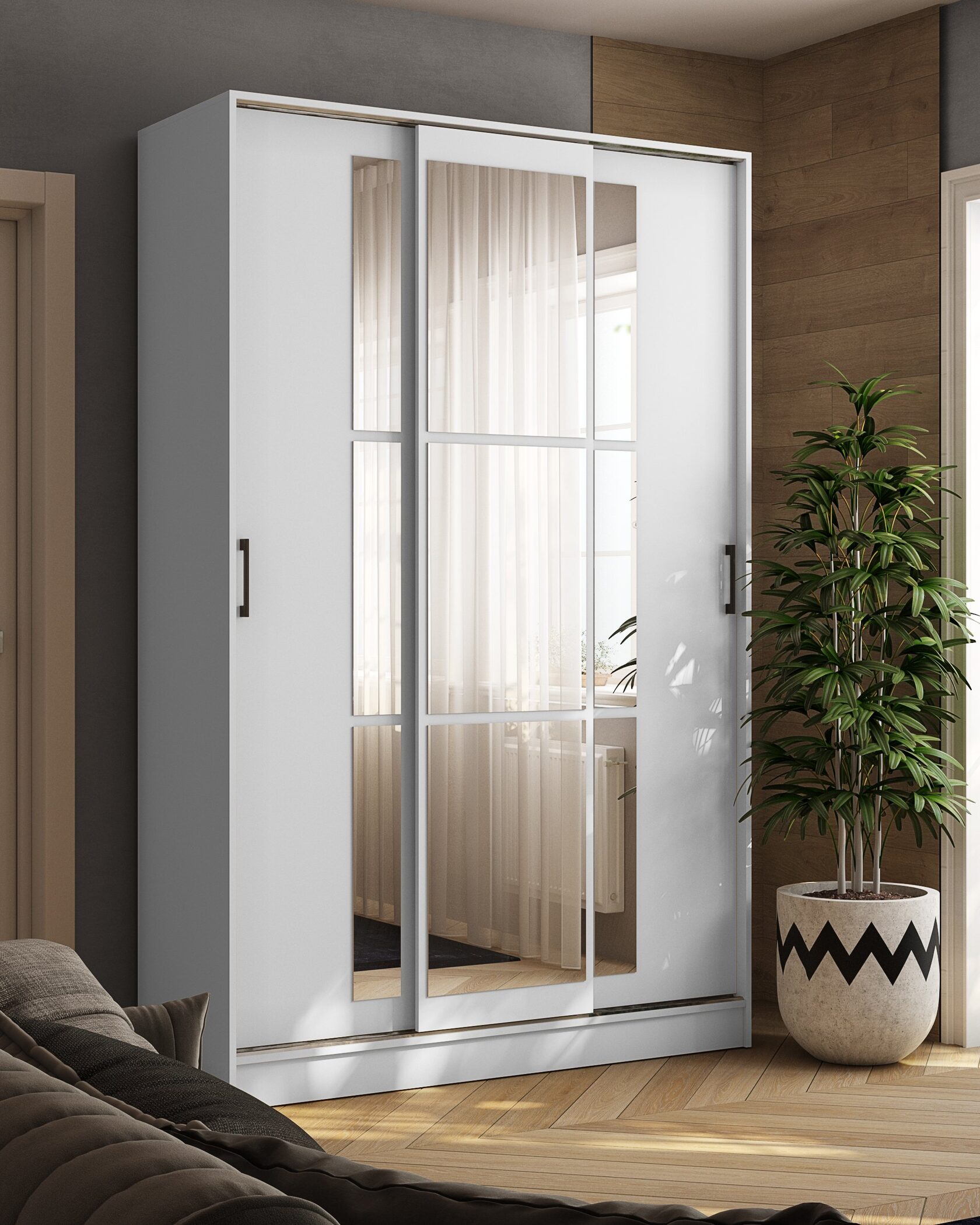 шкаф с минималистичным фасадом Минск