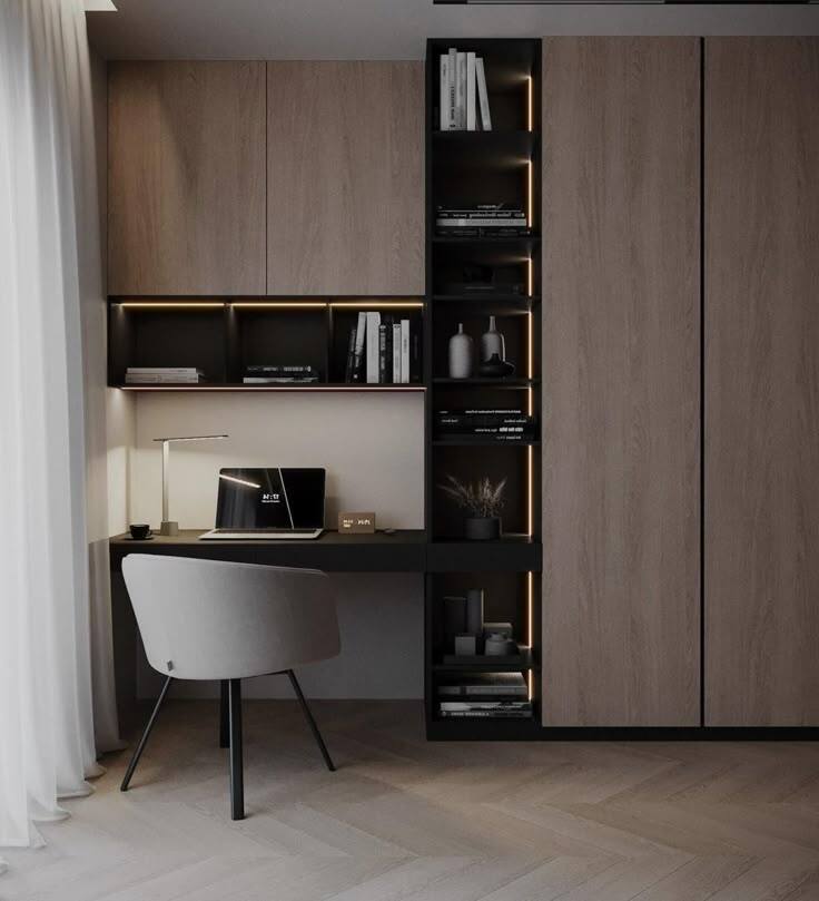 шкаф с минималистичным фасадом Минск