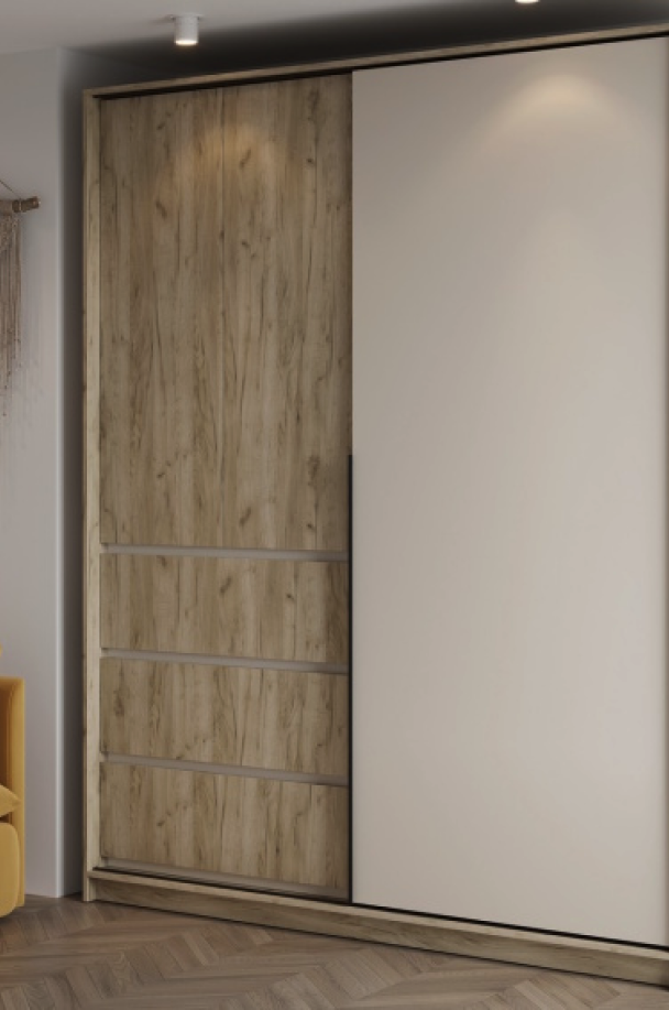 шкаф с минималистичным фасадом Минск